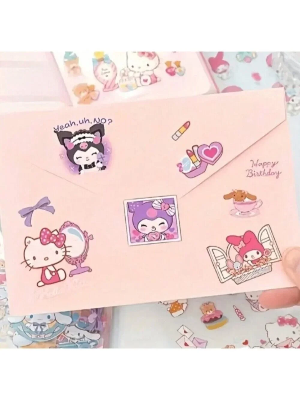Hello Kitty & Friends Sticker Pack 100+ Cute Waterproof Stickers Scrapbook